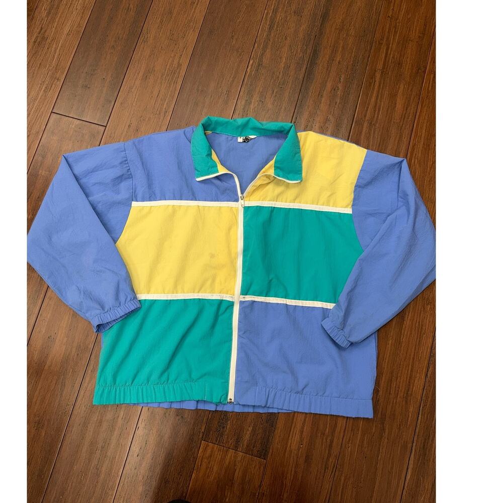 Cricket Lane Windbreaker Jacket Women's 80's Medium